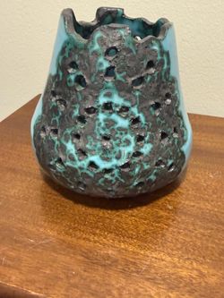 turquoise Fat lava with turquoise design