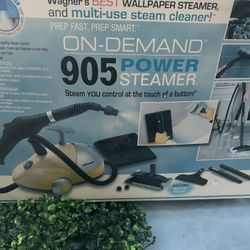WAGNER 905 On-Demand Power Steamer Wallpaper Cleaner Sanitize Multi Surface