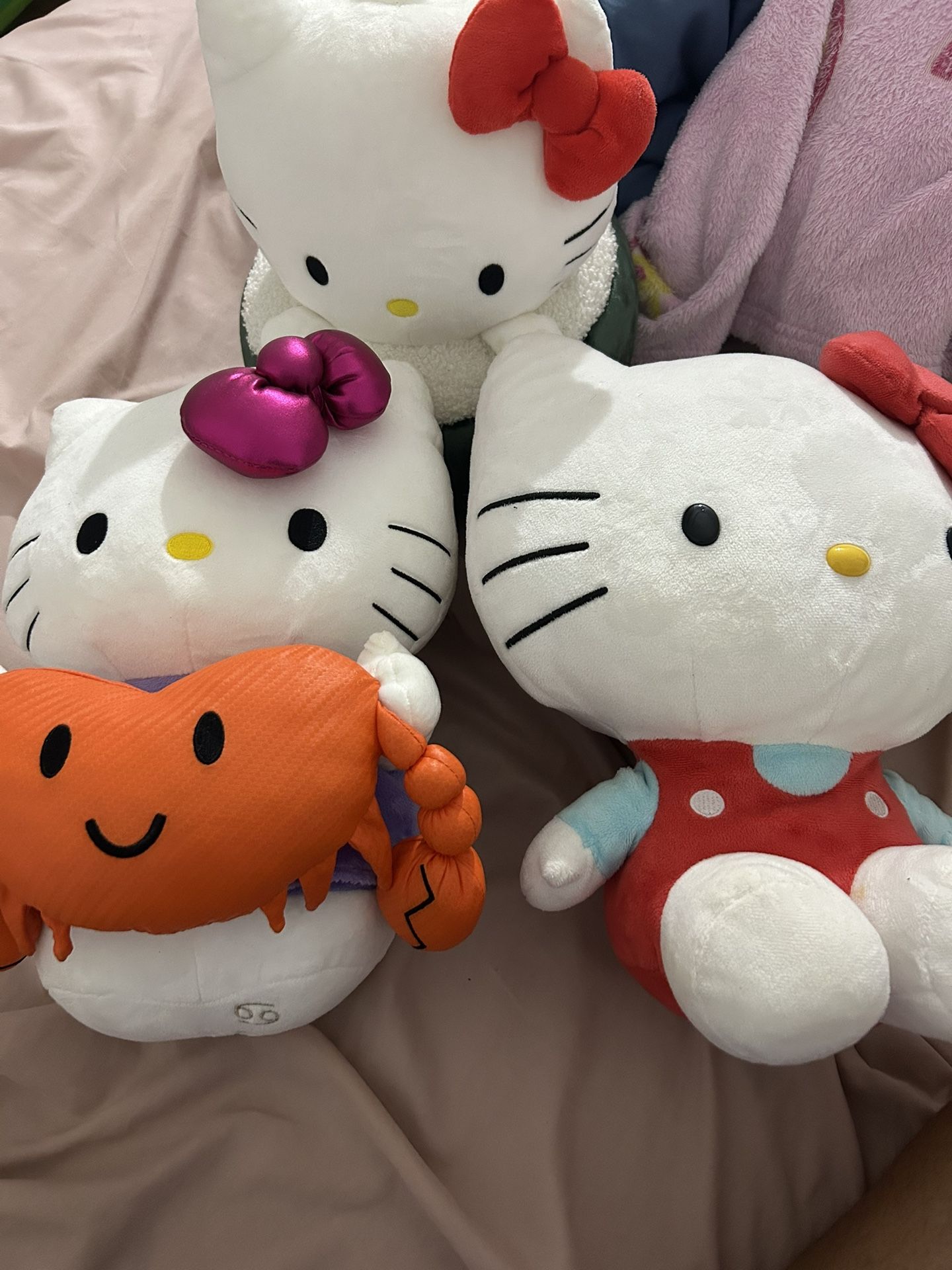 3 Hello Kitty Plush Bundle (MUST GO TODAY)