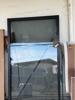 Eco Window New Black Aluminum Window 60” x 34” – Open Box