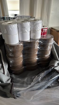 Bulk Lot Packing Tape and Label Rolls