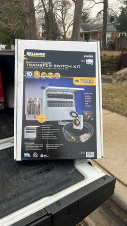 Back Up Power Transfer Switch Kit 