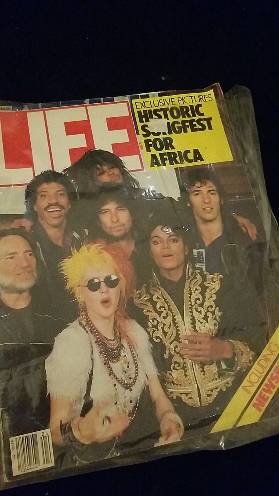 Life Magazine April 1985 Michael Jackson Bruce Springsteen Tina Turner Cyndi Lauper Willie Nelson Bob Dylan Lionel Richie 80s We Are The World For Sale In Phoenix Az Offerup