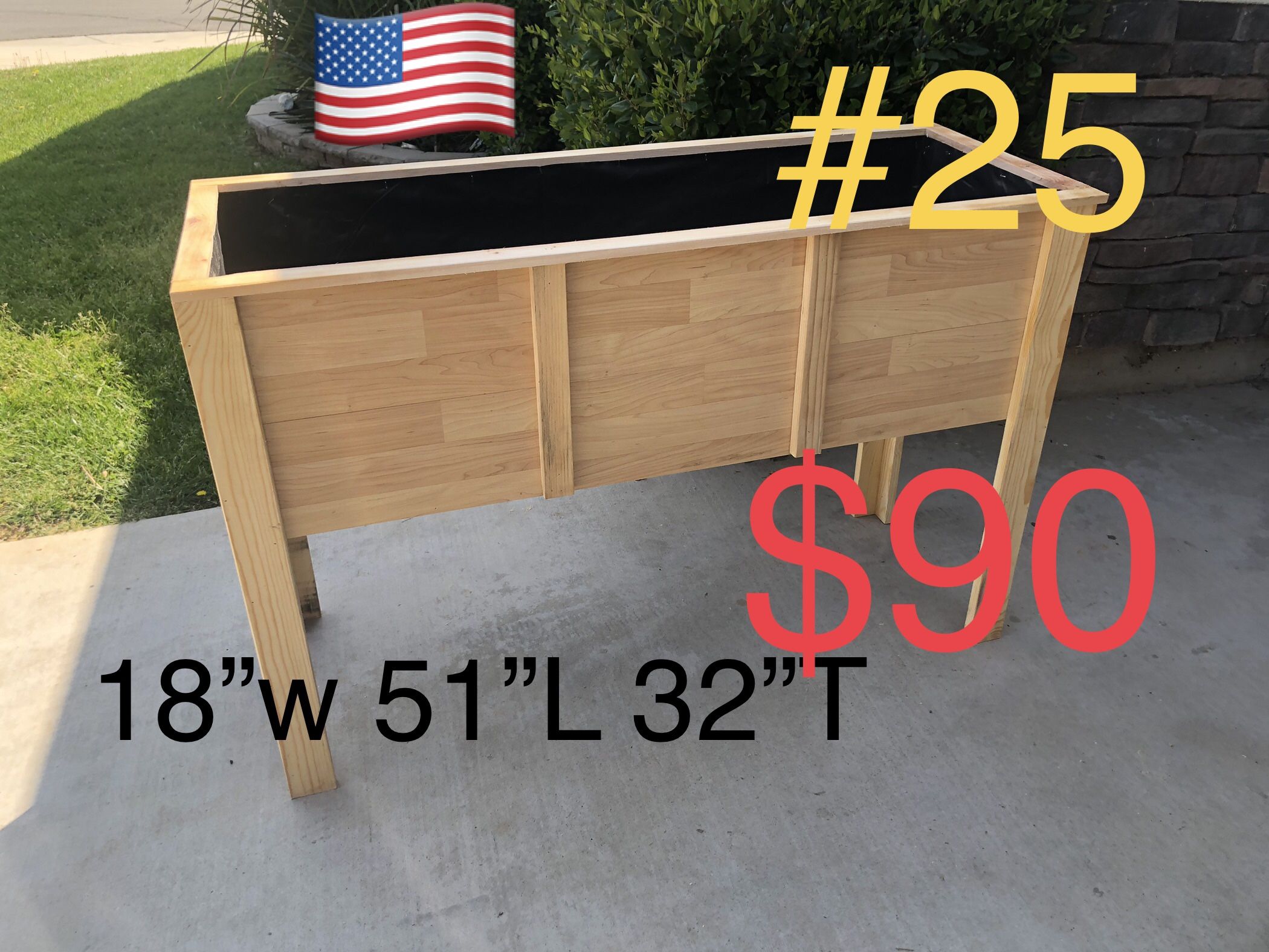 Planter Box Bed Garden Raised Pots