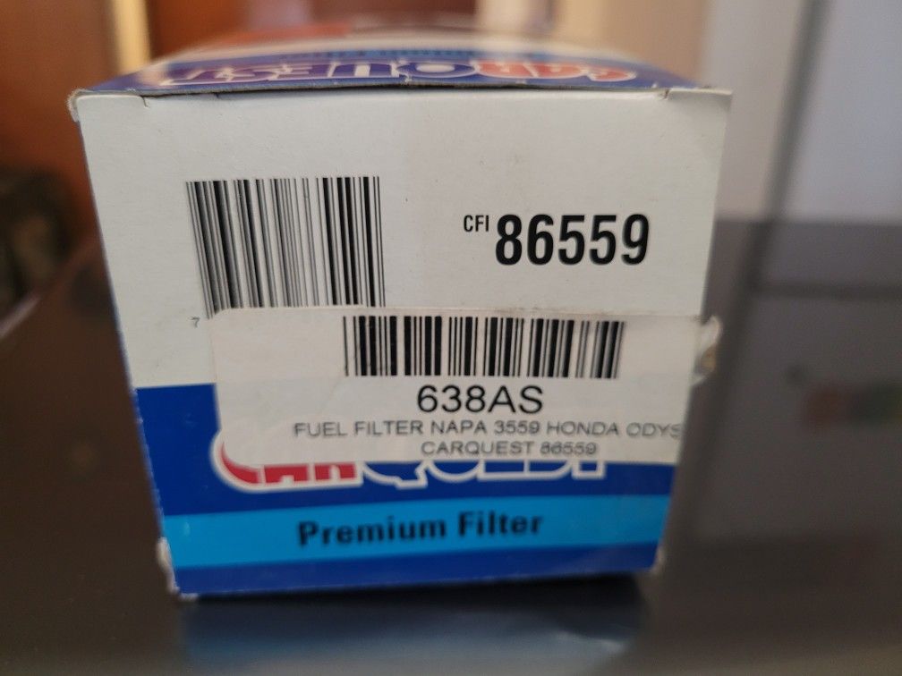 NOS Carquest 86559 Premium Fuel Filter Acura Honda Isuzu