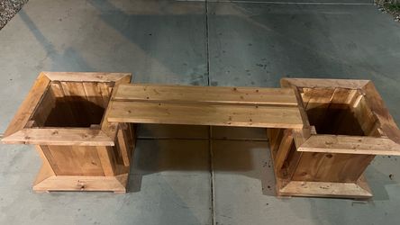 Planter And Bench