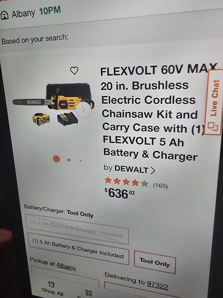 Dewalt Chainsaw
