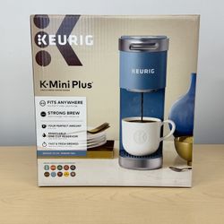 Brand New Keurig K-Mini Plus Coffee Maker – Teal – Never opened !