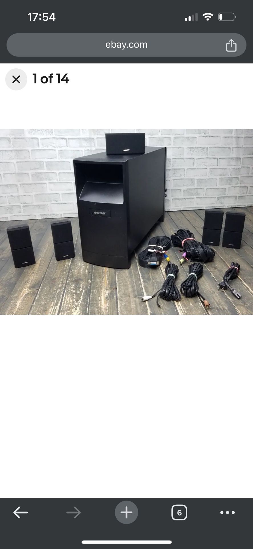 Bose Acoustimass 10 Speaker Surround Sound