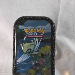 Pokemon TCG Tin Featuring Celebi (Tin Does Not Come With The Cards, Tin Only)