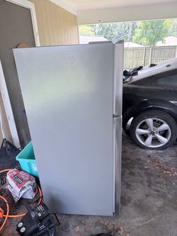 Top Freezer Refrigerator Stainless Steel