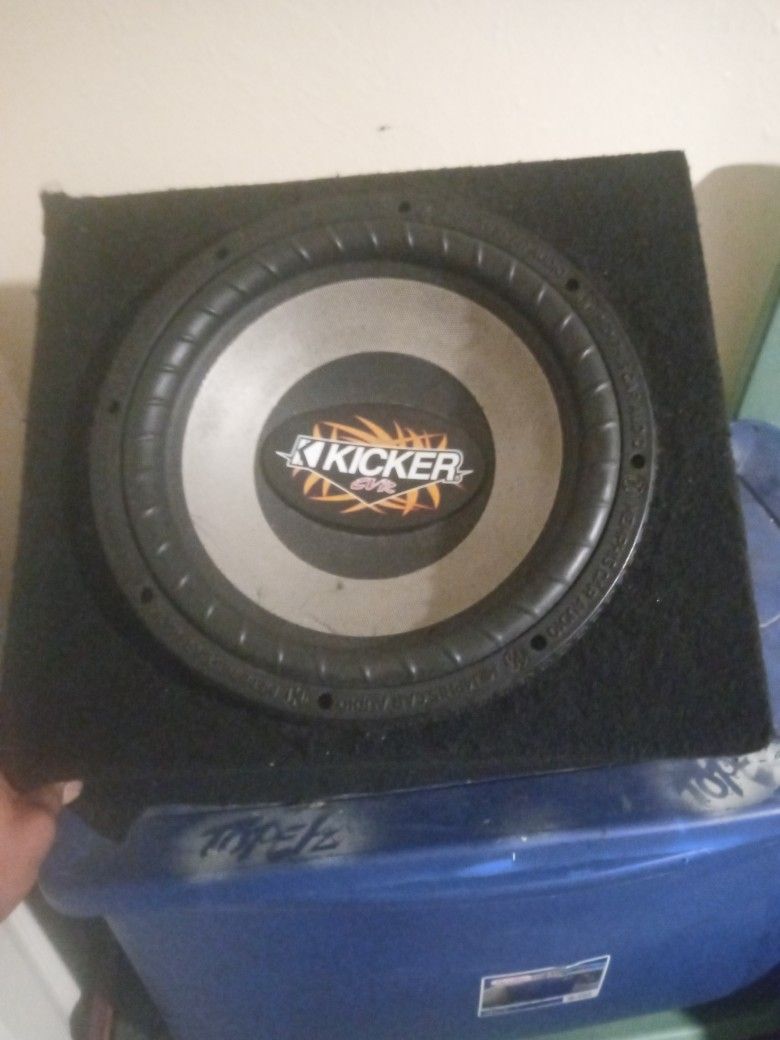 Kicker 12"Subwoofer 