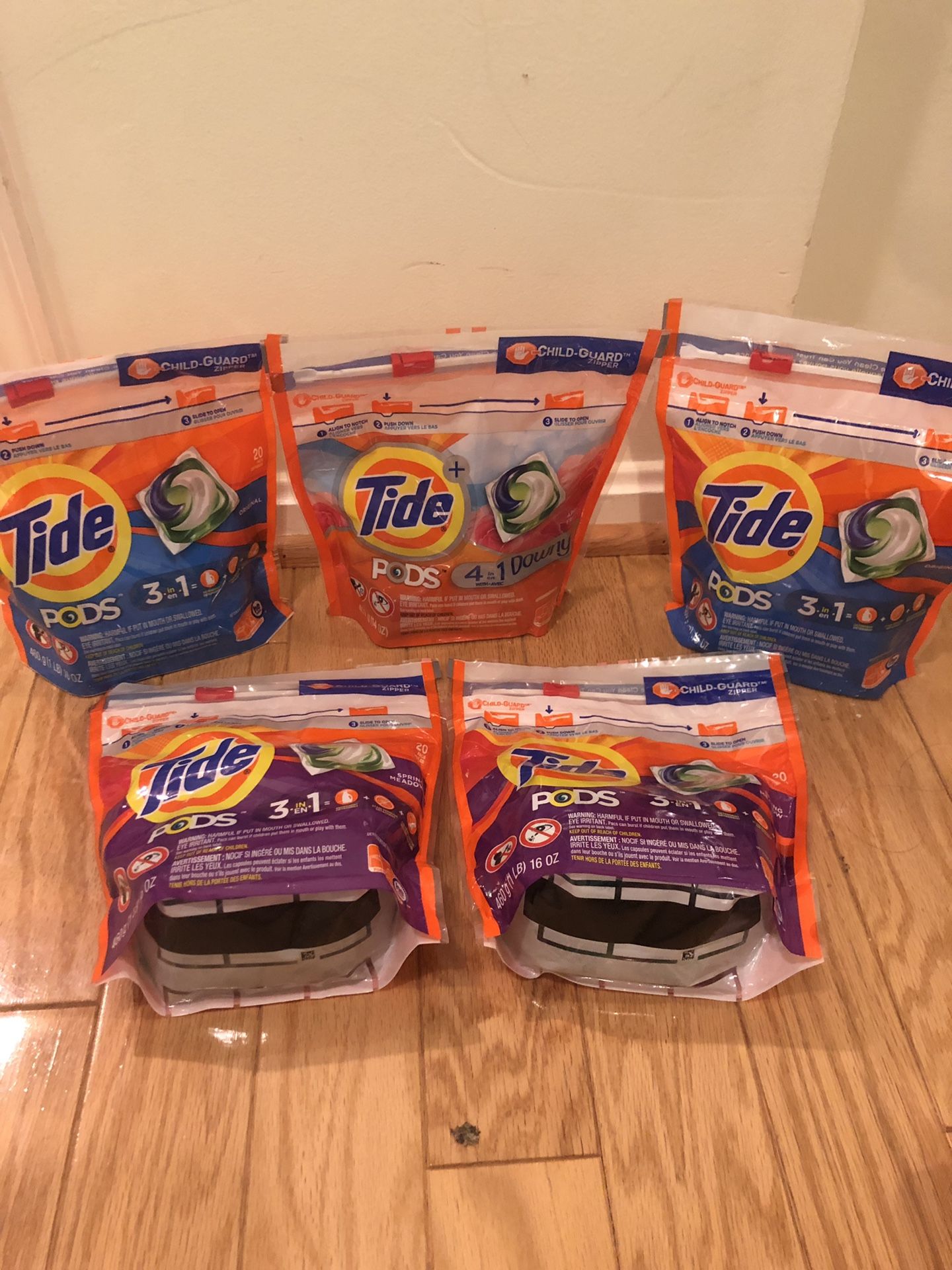 5 Tide pods bundle