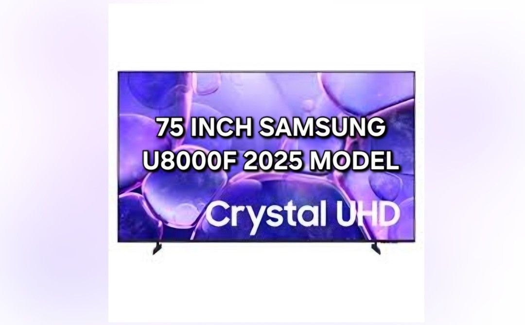 75 Inch Samsung Smart TV 4K UHD U8000F. Brand new in the box 2025 Model.