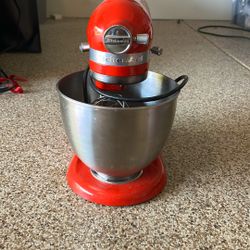 Red Kitchen Aid Mixer