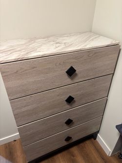 TWO Dresser Drawers Cream