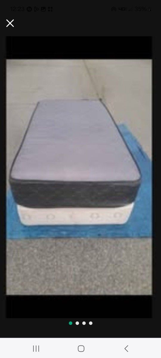 THICK THICK TWIN MATTRESS ALONG WITH BOX SPRING