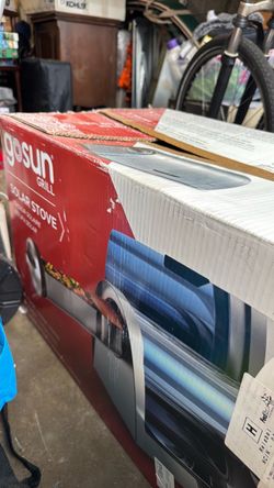 Go sun solar oven grill family size feeds 6 + large new