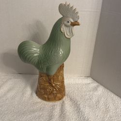 Vintage Green Rooster