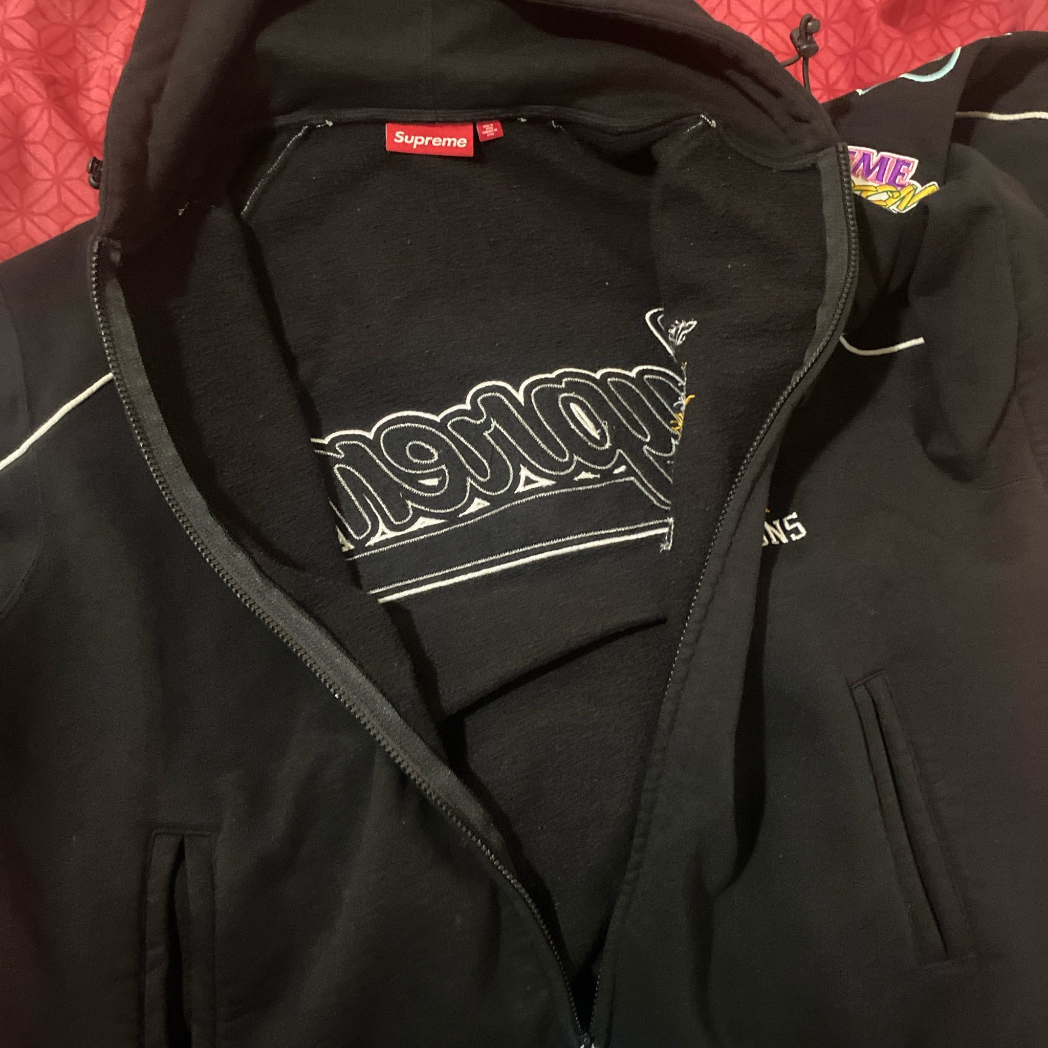 Supreme Playoffs Jacket Black