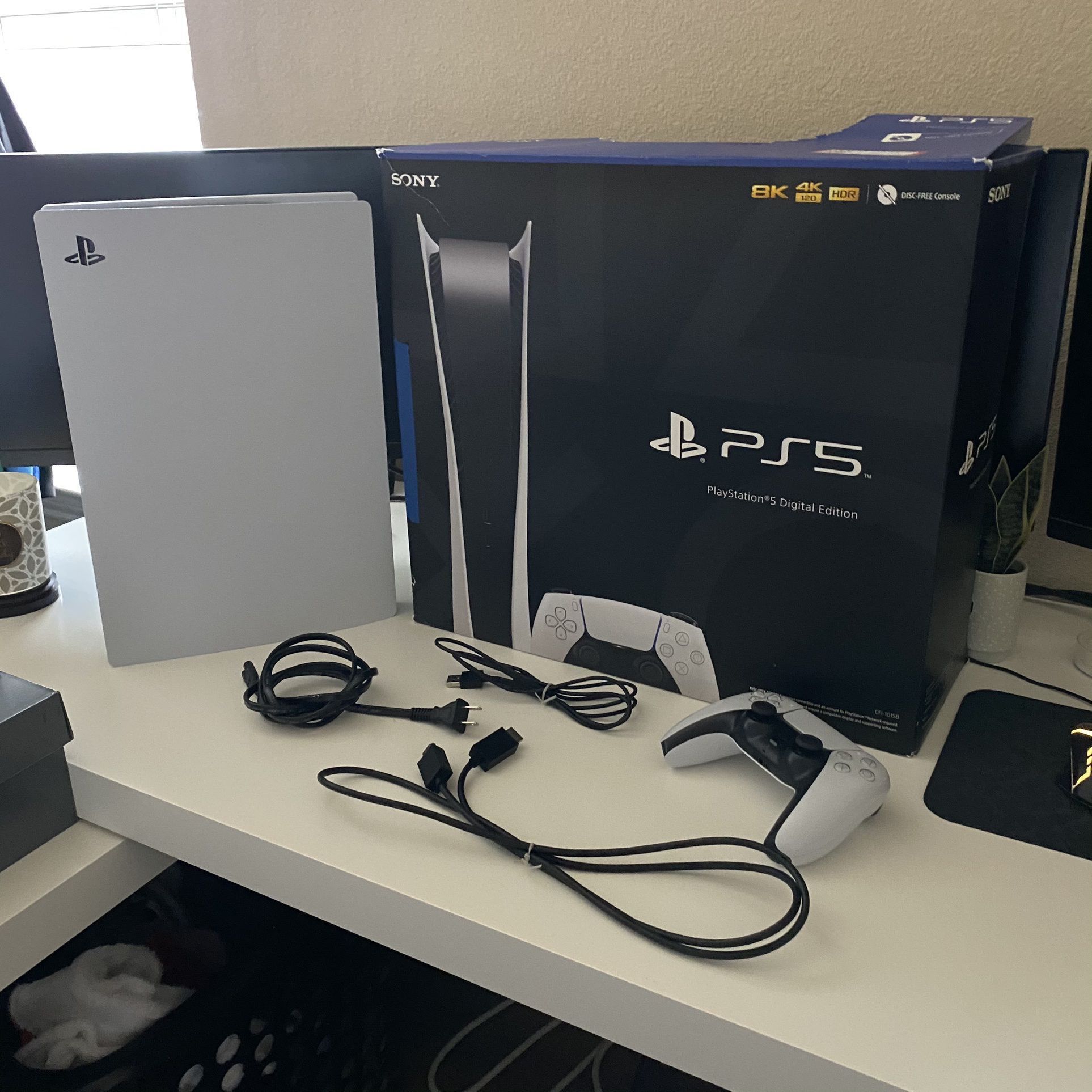 Sony PS5 Digital Edition Console White