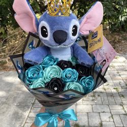 Stitch Bouquet, Roses, Eternal Flowers 