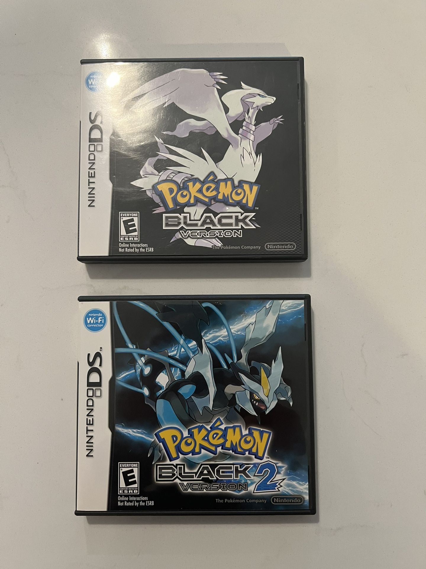 Pokemon Black 1 and 2 Both Complete In Box
