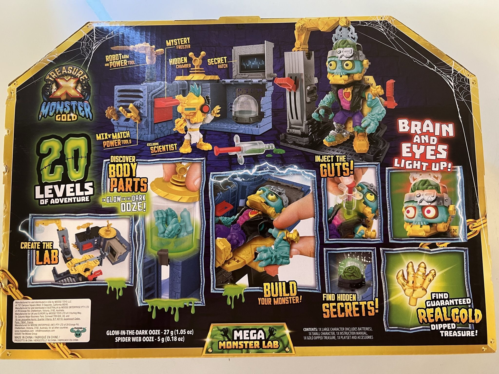 New Treasure X Monster Gold Mega Monster Lab 20 Levels for Sale in