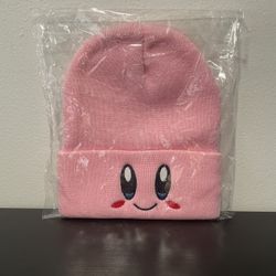 Kirby Beanie NEW SEALED Pink Hat Cuffed Video Games Unisex