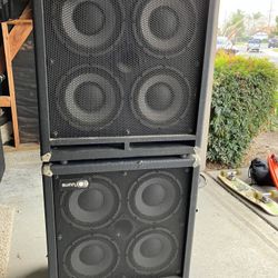 Sunn 410H Bass Cabinets