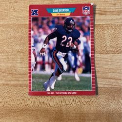 Dave Duermen Pro Set NFL card.