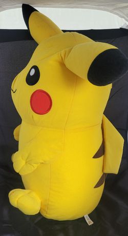 Official POKEMON Pikachu Pillow Full Body Stuffed Plush Large Nintendo 24” tall  Thumbnail
