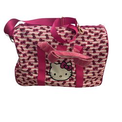 HELLO KITTY  17-Inch Wheeled Duffle Bag Officially Licensed NWT PINK