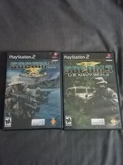 Socom PS2 game lot