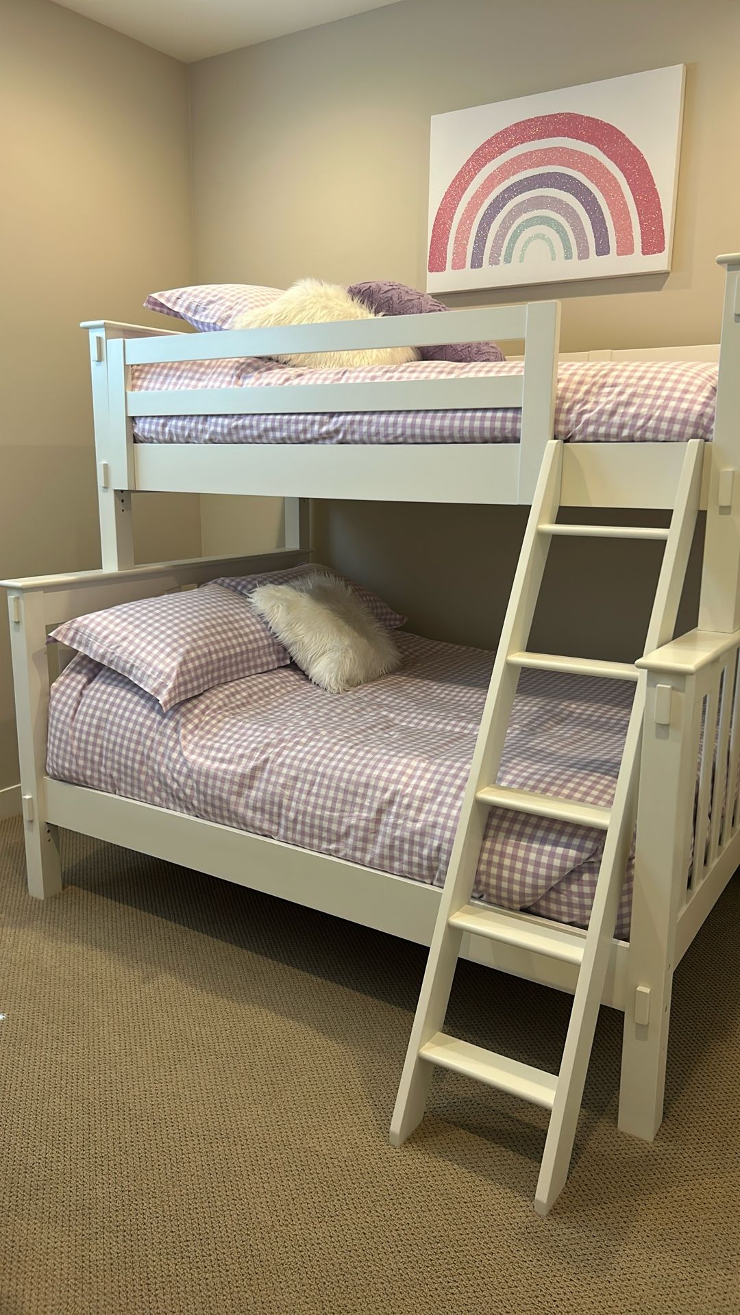 Pottery Barn Twin Over Full Bunkbed