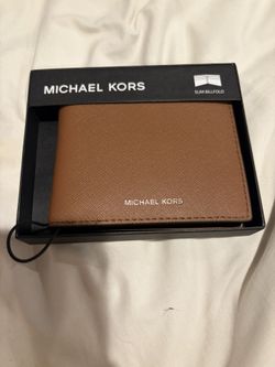 Brand New Michael Kors Slim Bifold Wallet – Brown – $60