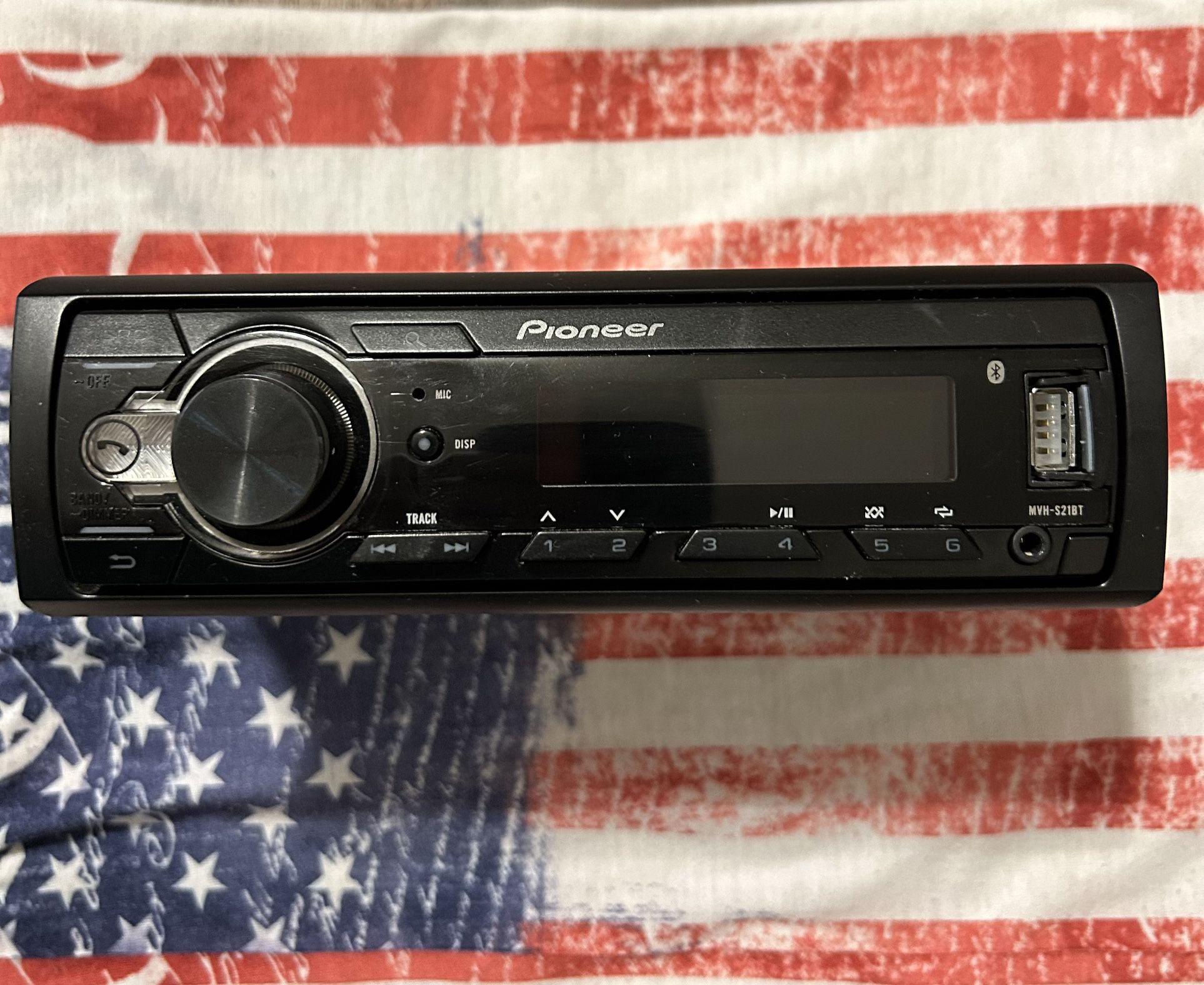 Pioneer MVH- S21BT Car Stereo with Detachable Face Plate