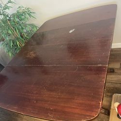 🌻 Vintage Duncan Phyfe Drop-Leaf Dining Table 