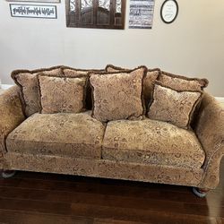 Living Room Sofa  with  Oversized Chair