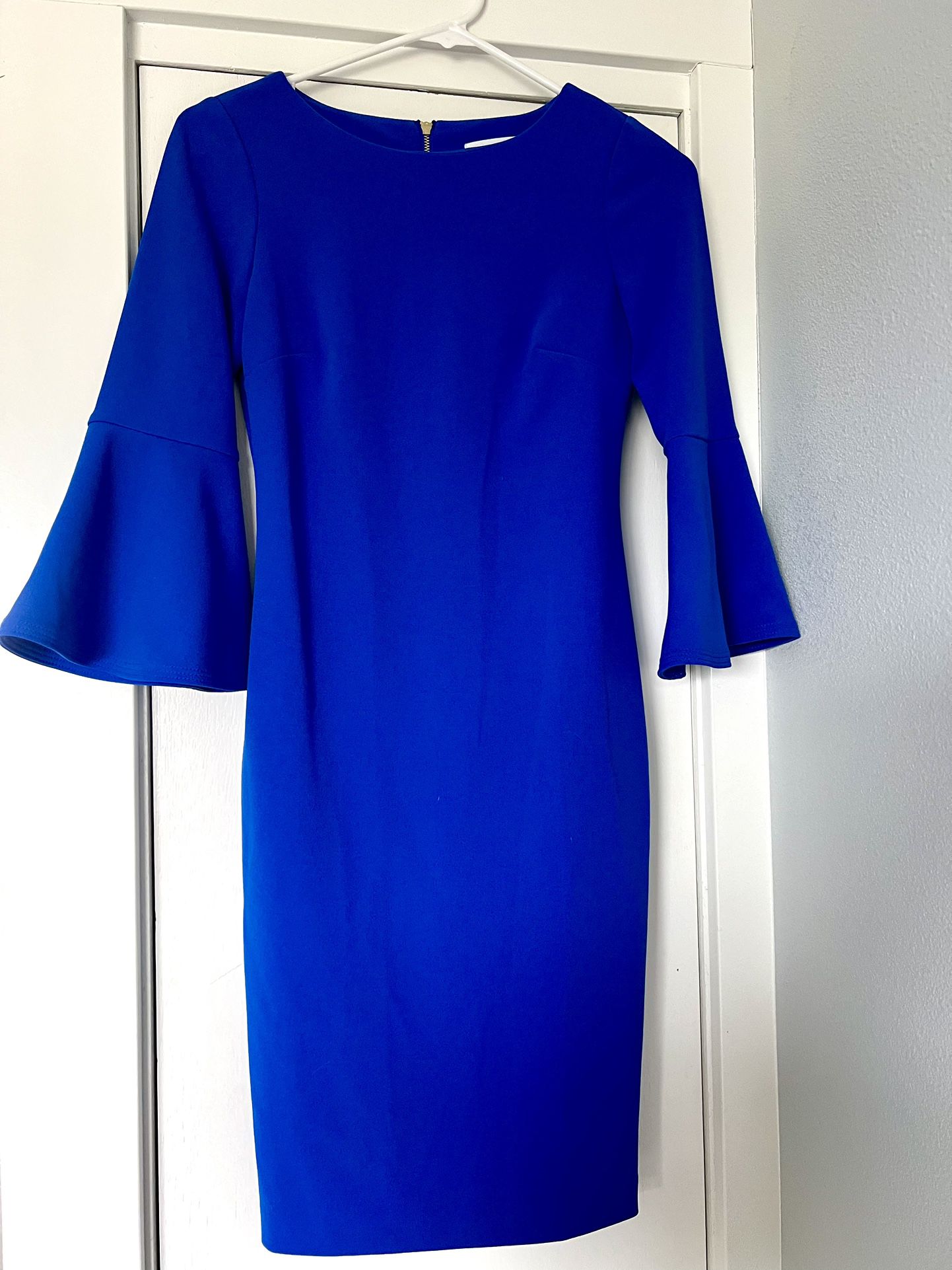 Calvin Klein Dress Size 0P, Blue 