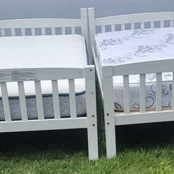 Two Twins Beds With Good Mattress One $125 And Two For $250