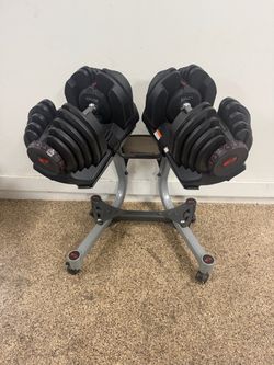 Bowflex 1090 Adjustable Dumbbells with Stand