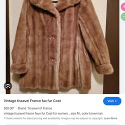 Beautiful Braemoor Tissavel France Faux Fur