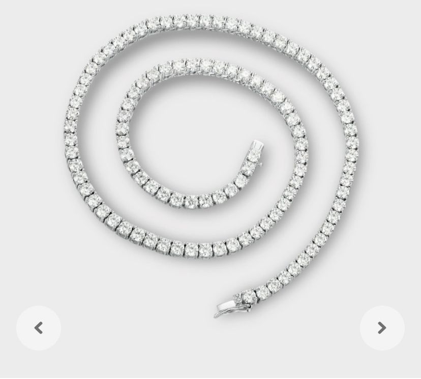 Moissanite Tennis Chain