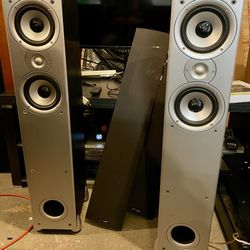 Polk Floor Standing Speakers, Great Sounding!