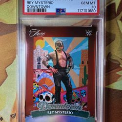 2024 Panini Three Count WWE Downtown Rey Mysterio Rey Mysterio PSA 10