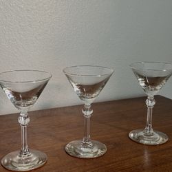 Stardust Martini Glasses (set Of 3)