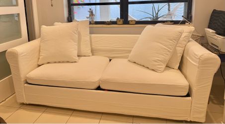 Ikea sofa bed white