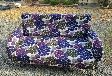 Floral couch