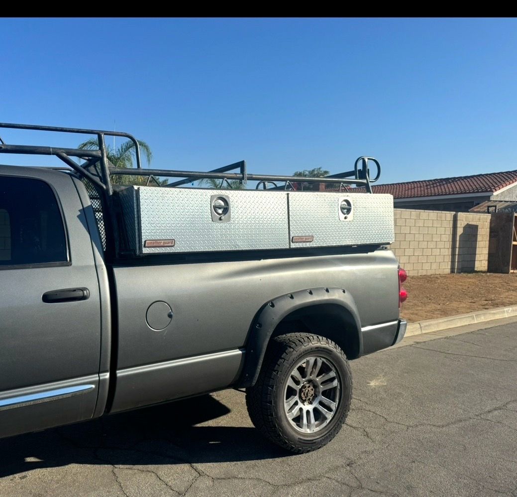 Weather Guard Truck rack and aluminun
